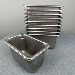 10 Vollrath Super Pan Stainless Steel Steam Pans 30942